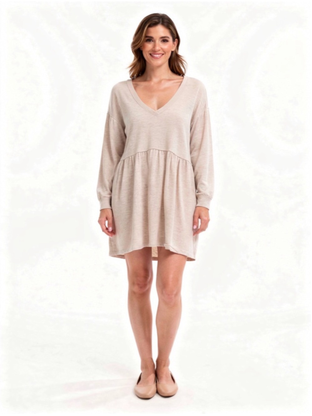 American Eagle V-Neck Babydoll Dress